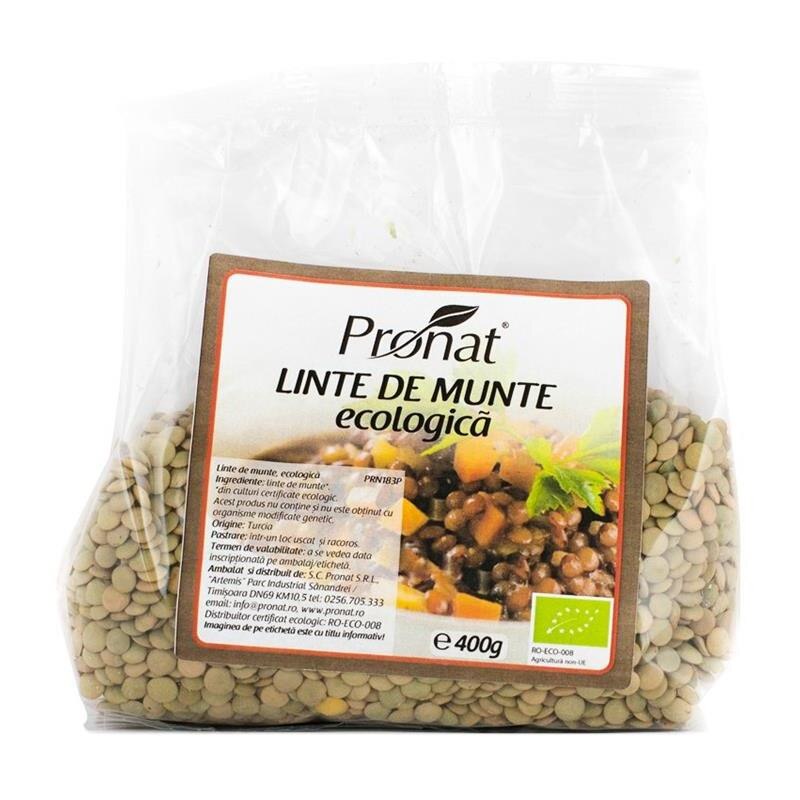Linte de Munte Bio Pronat 400gr