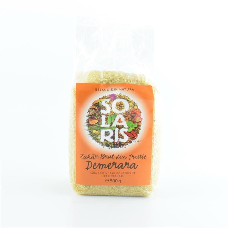 Zahar Brut din Trestie Demerara 500gr Solaris