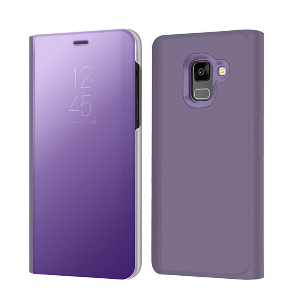 Husa flip clear view violet Samsung Galaxy S7