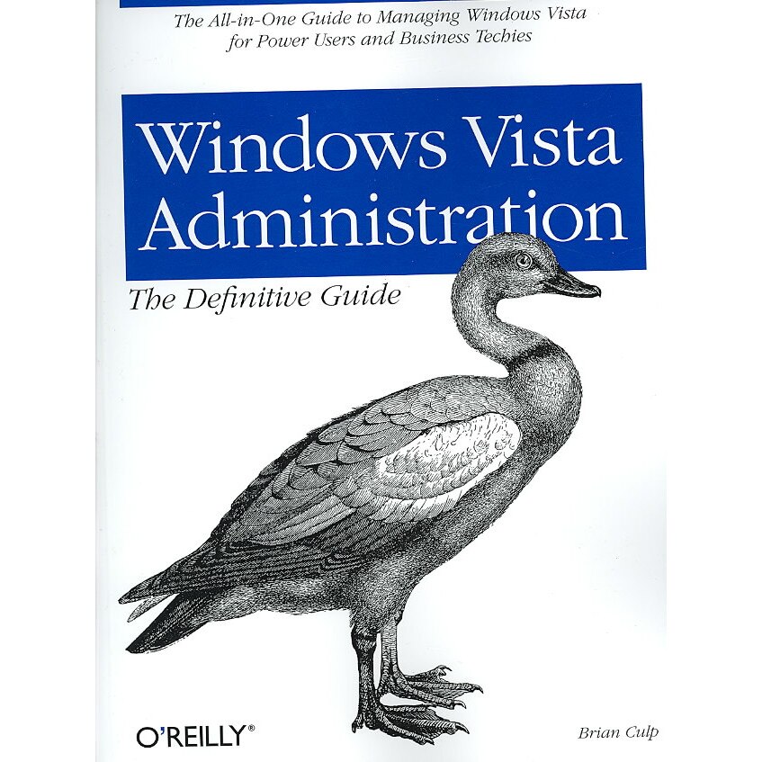 Windows Vista Administration de Brian Culp