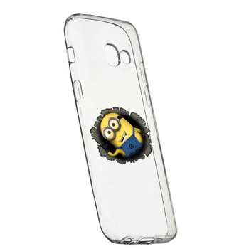 Husa de protectie Cartoon, Minion pentru Samsung Galaxy A3 2016, rezistenta la uzura, anti-alunecare, din silicon Premium, 202 Husa de protectie Cartoon, Minion pentru Samsung Galaxy A3 2016, rezistenta la uzura, anti-alunecare, din silicon Premium, 202