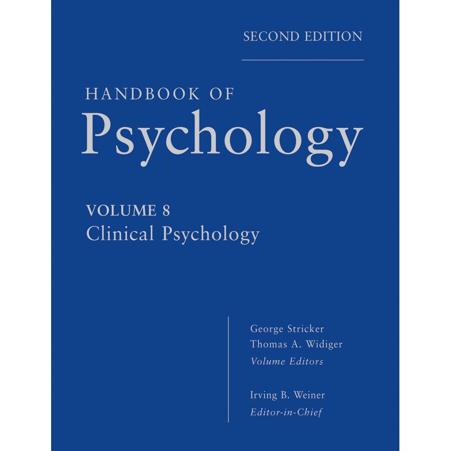 Handbook of Psychology de Irving B. Weiner