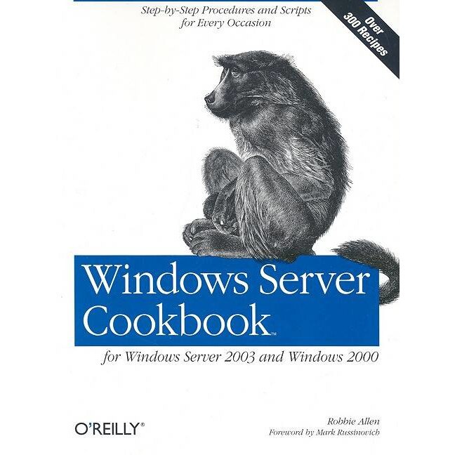 Windows Server Cookbook de Robbie Allen