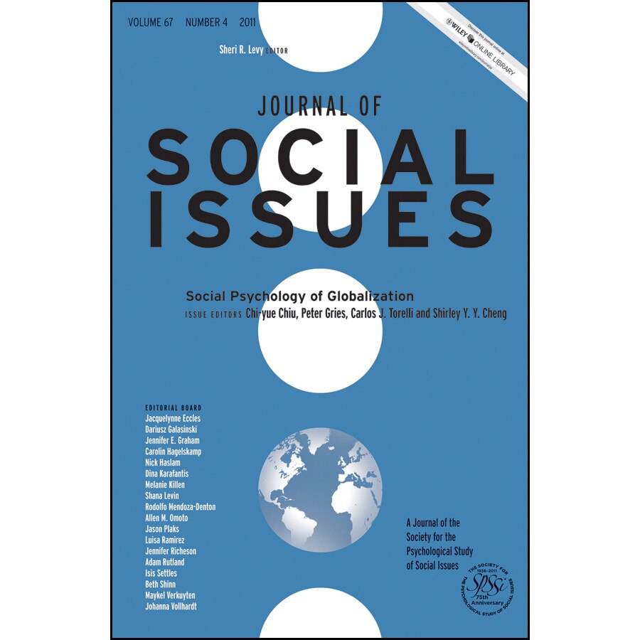 Social Psychology of Globalization de Chi/-/yue Chiu