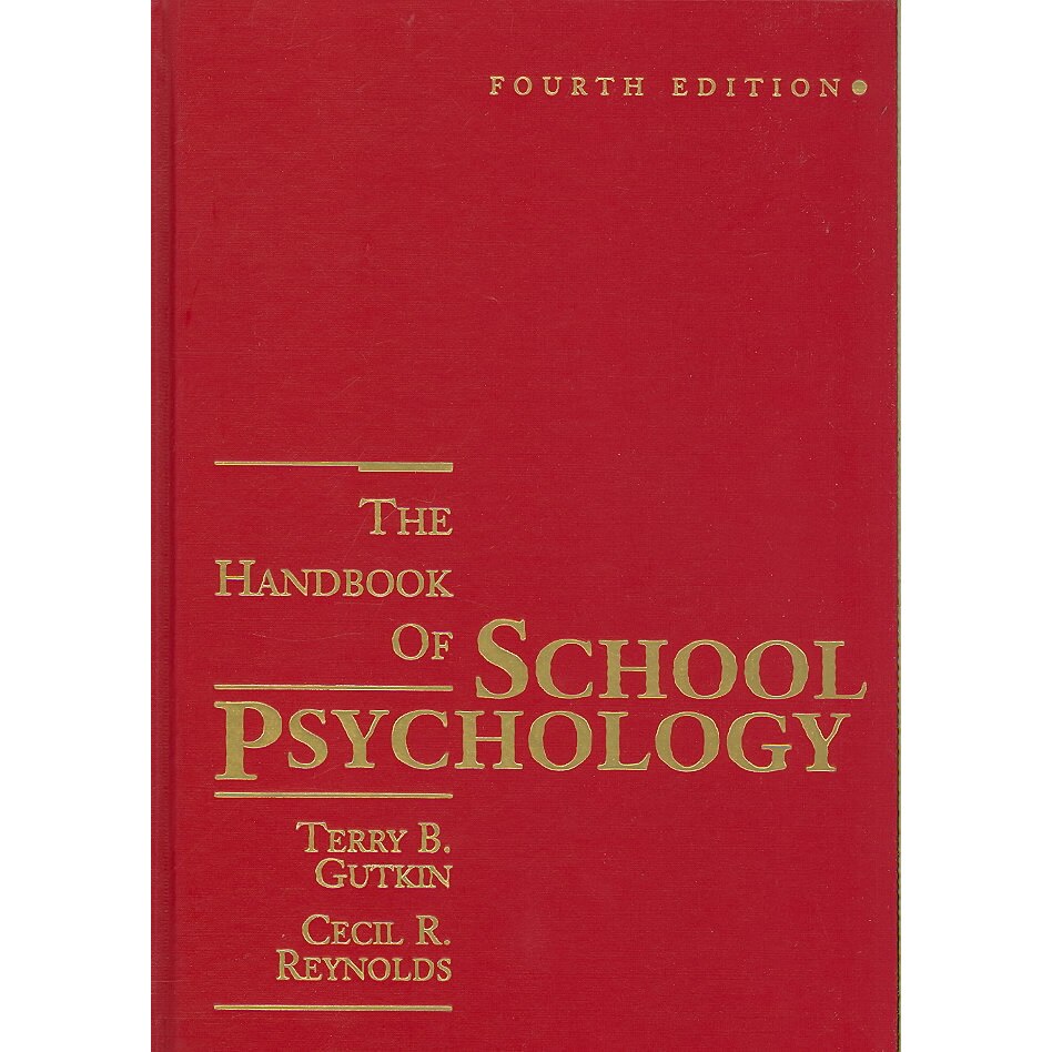 The Handbook of School Psychology de Terry B. Gutkin