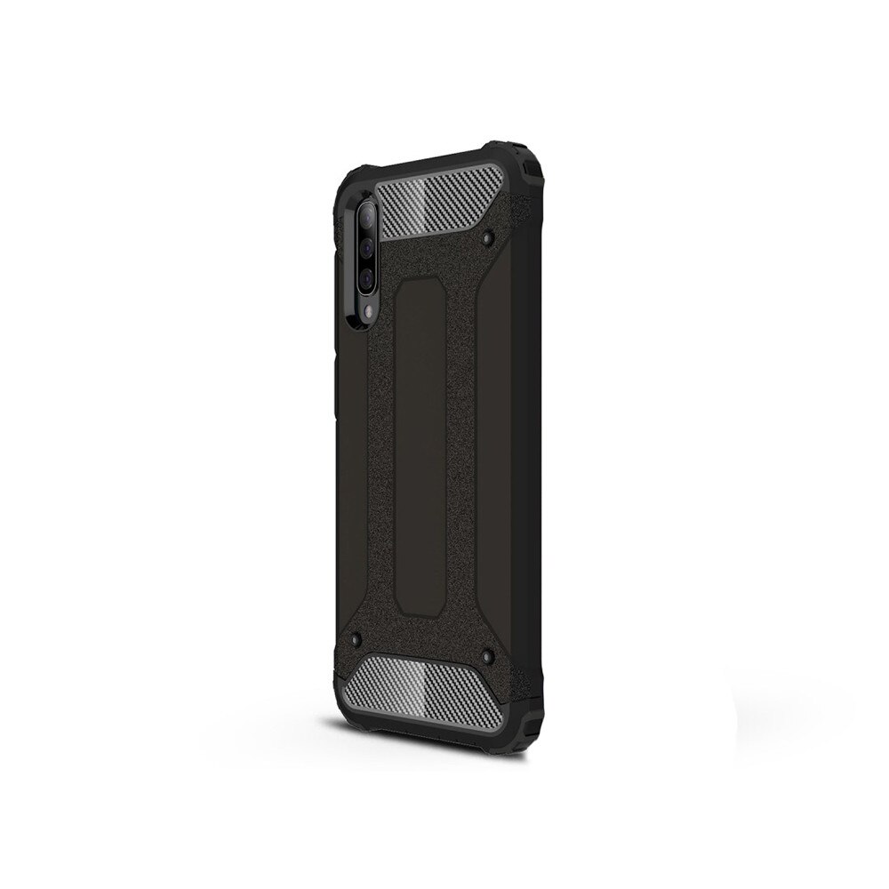 Husa pentru telefon, Armor, Silicon, Spate rezistent la socuri, Pentru Samsung Galaxy A50, Negru