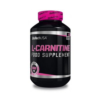 Tablete energizante L-Carnitine 1000 mg, 60 tablete, Biotech Tablete energizante L-Carnitine 1000 mg, 60 tablete, Biotech