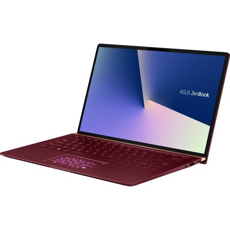 Laptop ultraportabil ASUS ZenBook 13 UX333FA-A4215 cu procesor Intel® Core™ i5-8265U pana la 3.90 GHz, Whiskey Lake, 13.3", Full HD, 8GB, 512GB SSD, Intel® UHD Graphics 620, Endless OS, Burgundy Red