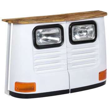 Comoda tip camion, blat de lemn de mango, vidaXL, 108 x 30 x 72 cm, Alb Comoda tip camion, blat de lemn de mango, vidaXL, 108 x 30 x 72 cm, Alb