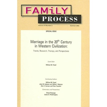 Marriage in the 20th Century in Western Civilization de William Pinsof Marriage in the 20th Century in Western Civilization de William Pinsof