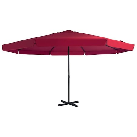 Umbrela De Soare De Exterior Tot Stalp Aluminiu Rosu Bordo 500 Cm Emag Ro
