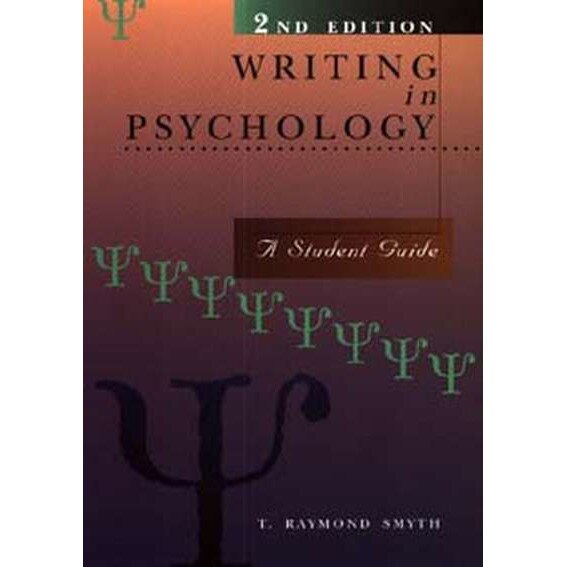 Writing in Psychology de T. Raymond Smyth