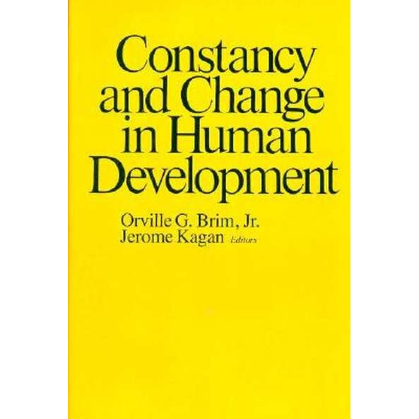 Constancy & Change in Human Development de OG Brim