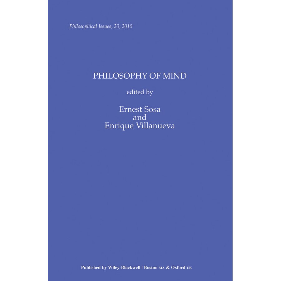 Philosophy of Mind de Ernest Sosa