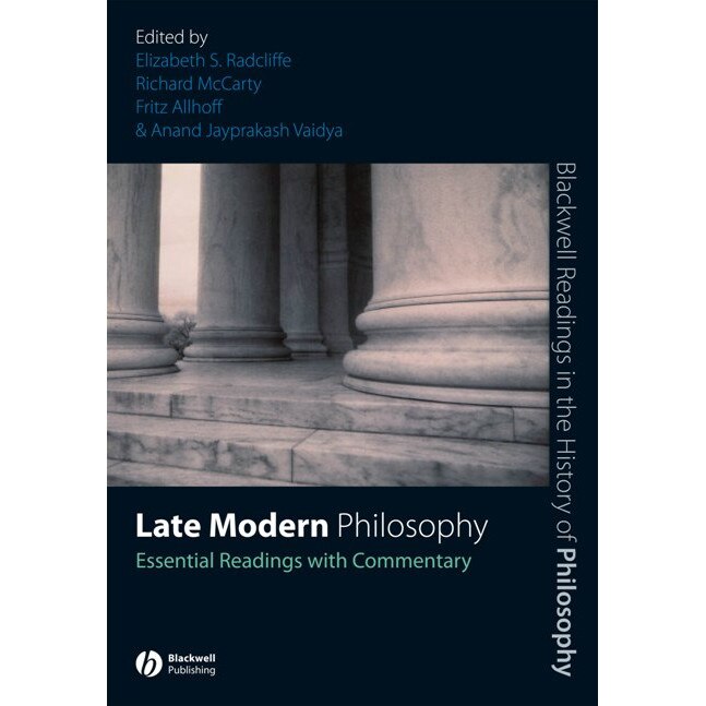 Late Modern Philosophy de Elizabeth S. Radcliffe