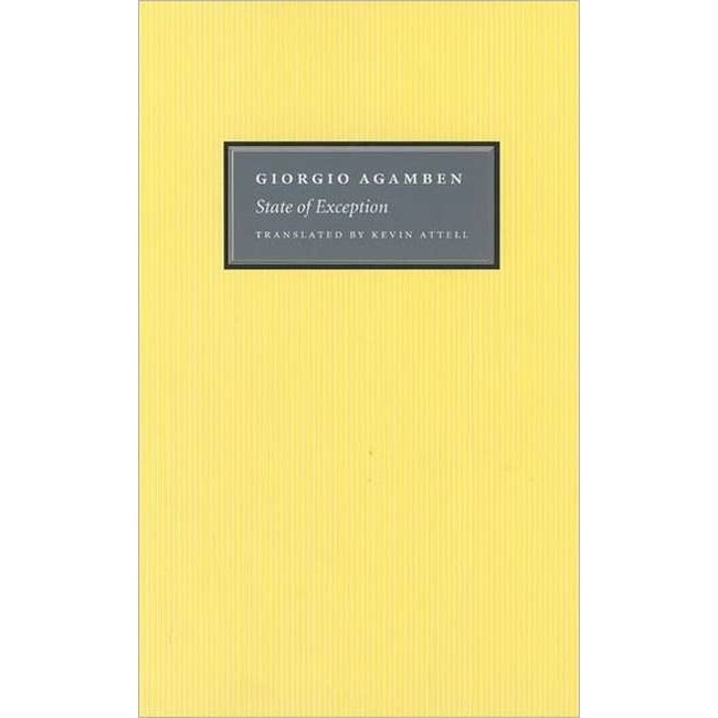 State of Exception de Giorgio Agamben