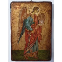icoana pictata pe lemn bizantina speciala sf arh mihail artizanat opait 44x32cm imagen 30_0_
0