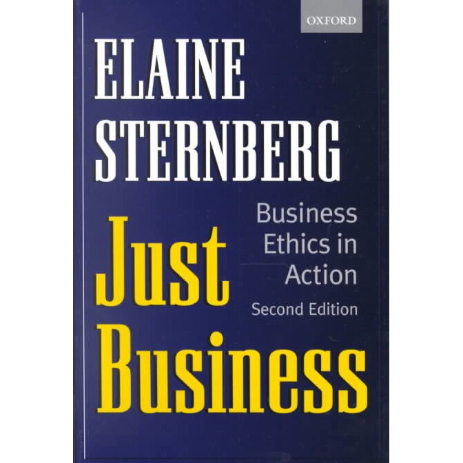 Just Business de Elaine Sternberg