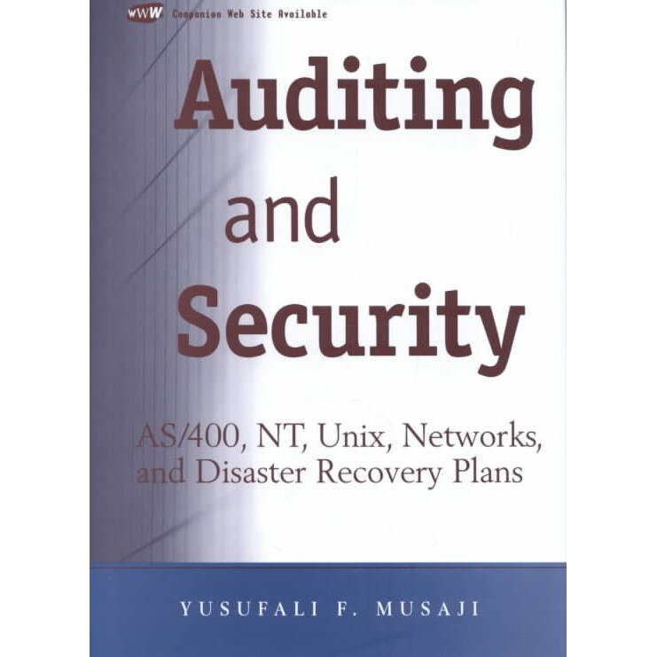 Auditing and Security de Yusufali F. Musaji