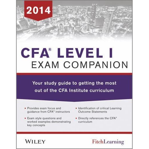 CFA level I Exam Companion de Fitch Learning