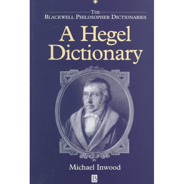 A Hegel Dictionary de Michael Inwood