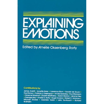 Explaining Emotions (Paper) de Rorty Explaining Emotions (Paper) de Rorty