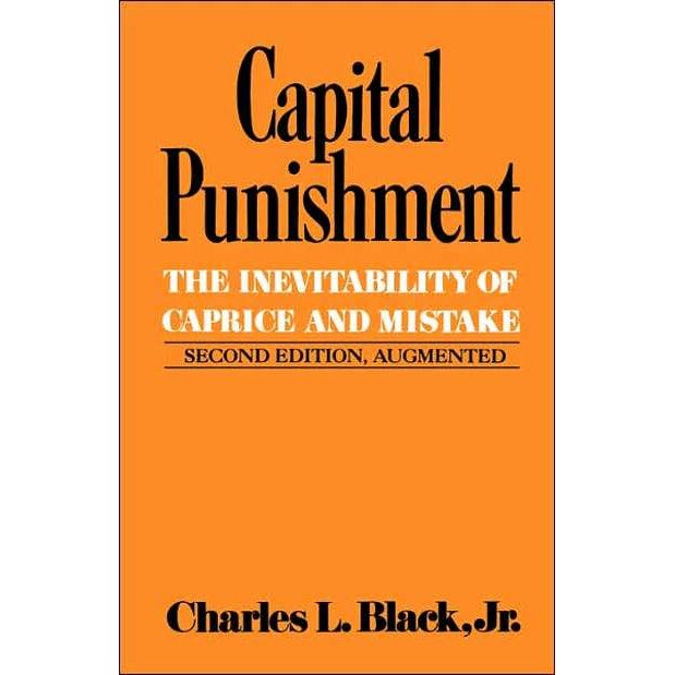 Capital Punishment and Mistake 2e de Cl Black
