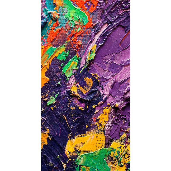 Fototapet autoadeziv "oil paint on canvas" - 130 x 250 cm