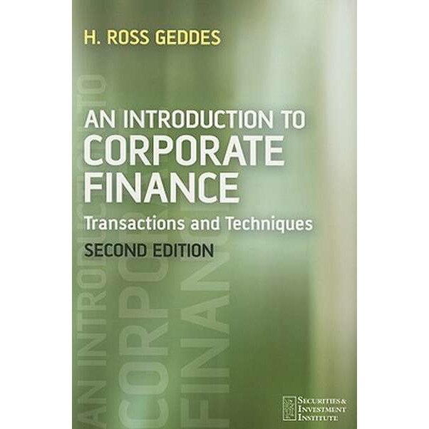 An Introduction to Corporate Finance de Ross Geddes