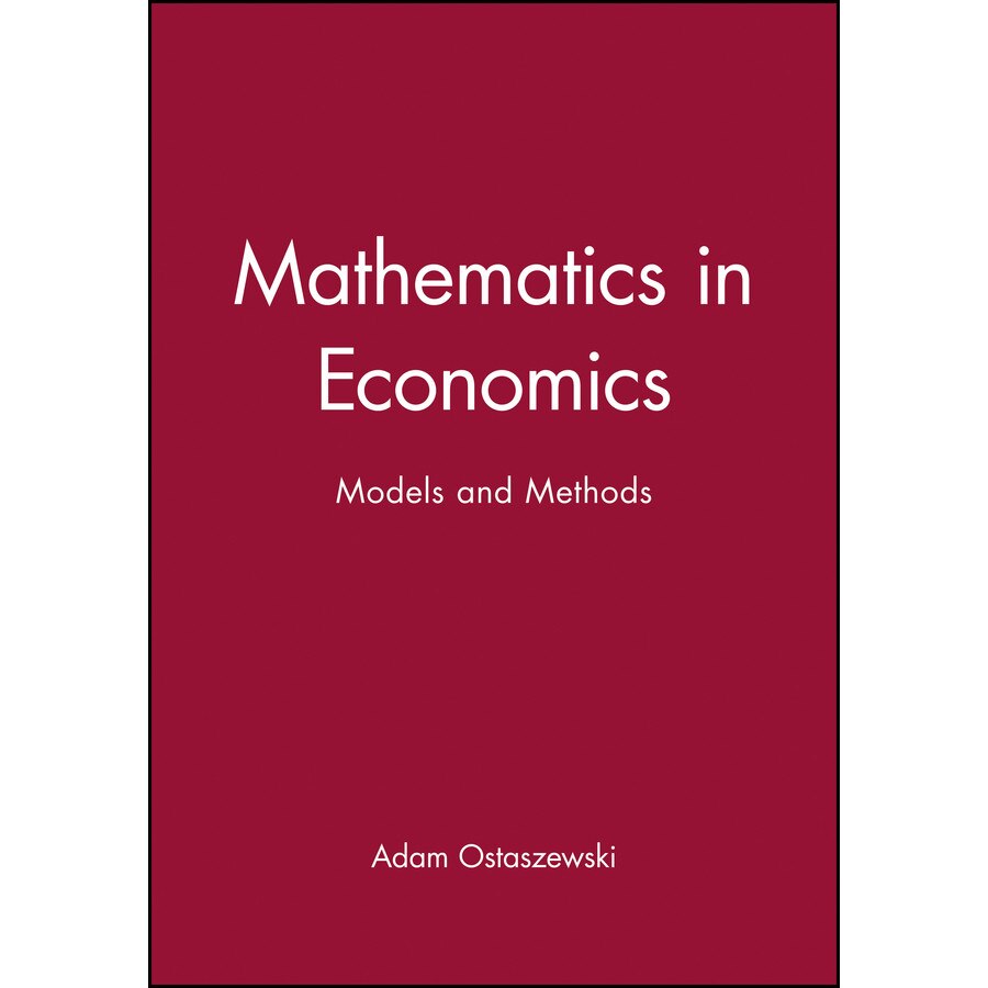 Mathematics in Economics de Adam Ostaszewski