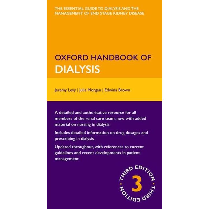 Oxford Handbook of Dialysis de Jeremy Levy