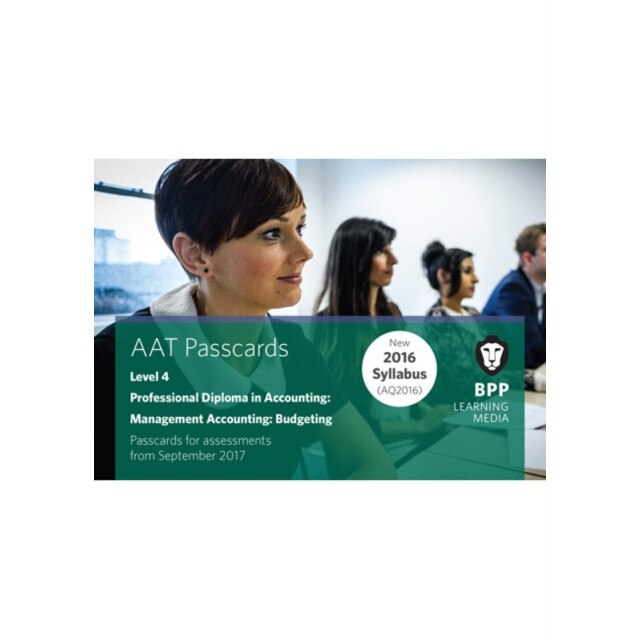 AAT Management Accounting Budgeting de BPP Learning Media