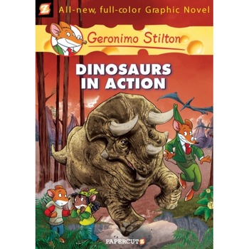 Geronimo Stilton Graphic Novels #7: Dinosaurs in Action! de Geronimo Stilton Geronimo Stilton Graphic Novels #7: Dinosaurs in Action! de Geronimo Stilton