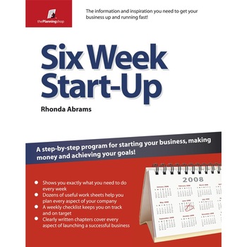Six Week Start¿Up de Rhonda Abrams Six Week Start¿Up de Rhonda Abrams