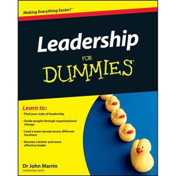 Leadership For Dummies de John Marrin Leadership For Dummies de John Marrin