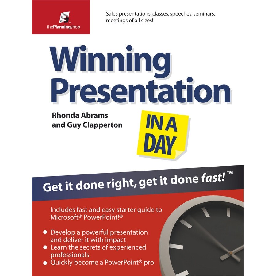 Winning Presentation in a Day de Rhonda Abrams