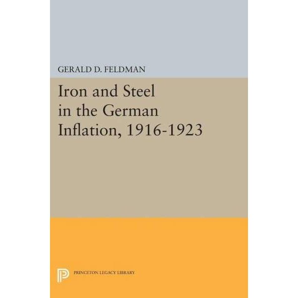 Iron and Steel in the German Inflation, 1916/-/1923 de Gerald D. Feldman