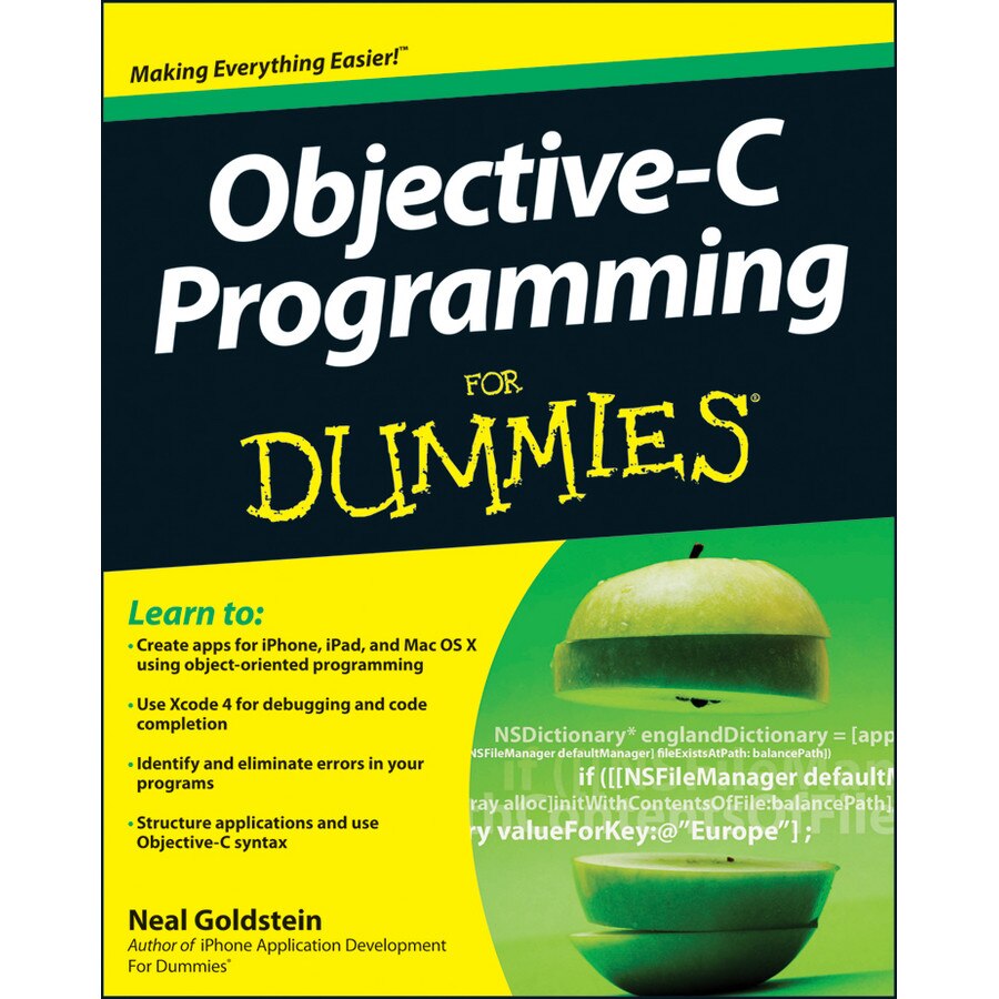 Objective/-/C Programming For Dummies de Neal Goldstein