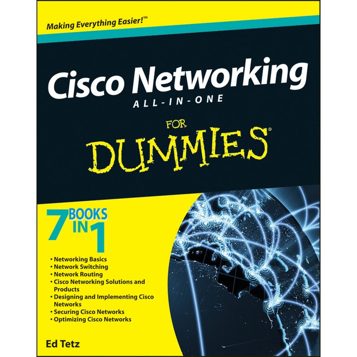 Cisco Networking All–in–One For Dummies de Edward Tetz
