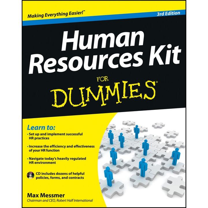 Human Resources Kit For Dummies de Max Messmer