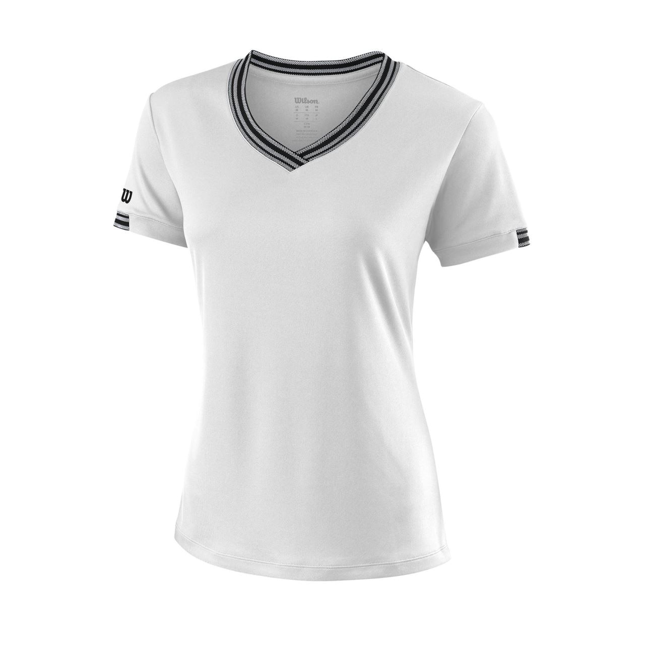 Tricou Wilson Team V-Neck, femei, alb