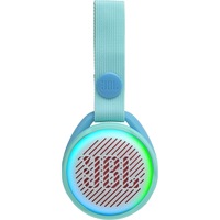 Boxa Portabila Copii JBL JR POP, Wireless Bluetooth, IPX7 Waterproof, 5h Playback, Lightshow, Auto-power off, Turcoaz