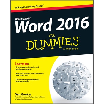 Word 2016 For Dummies de Dan Gookin Word 2016 For Dummies de Dan Gookin