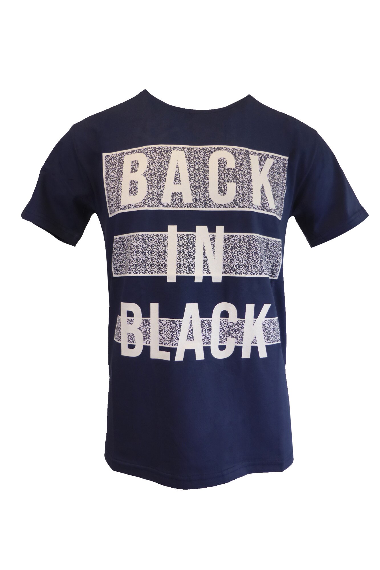 Tricou - UNIVERS FASHION - albastru cu logo 