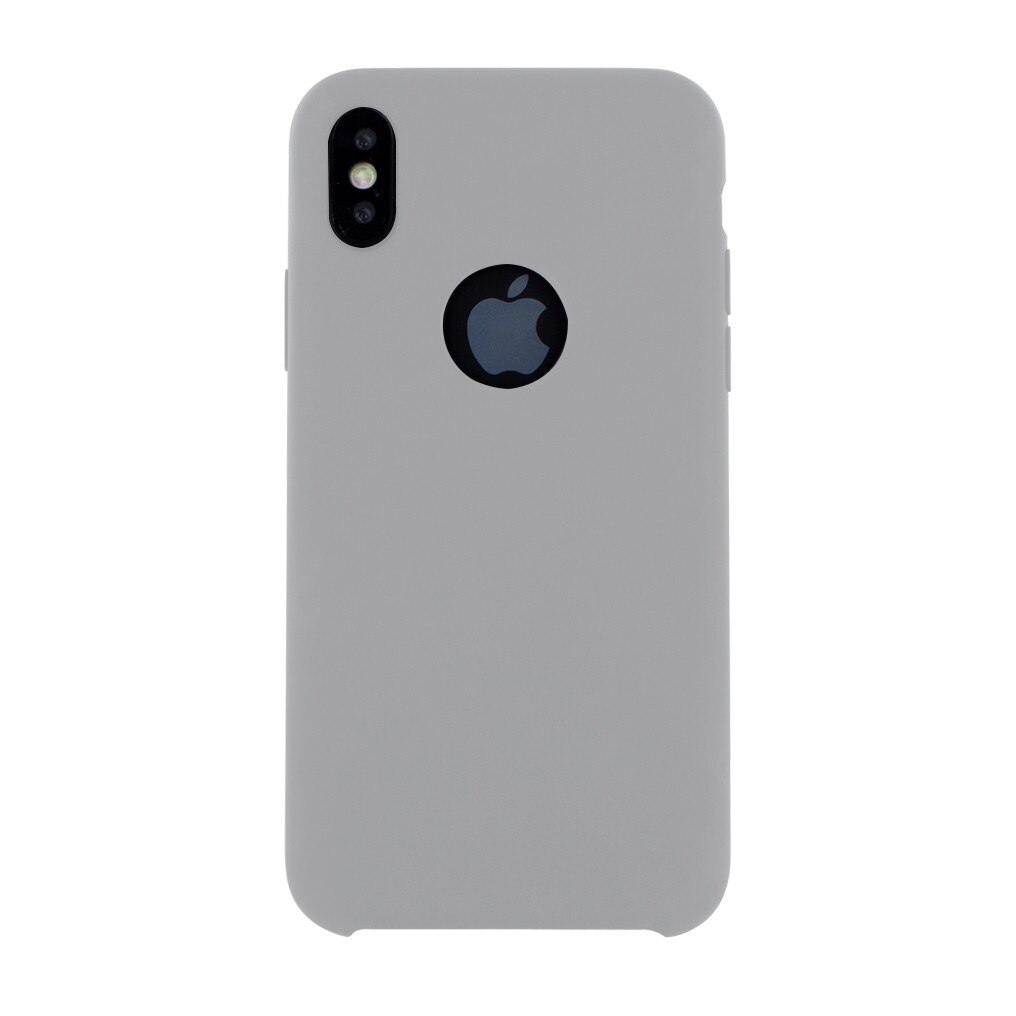 Husa Premium Liquid Silicon iPhone X Grey