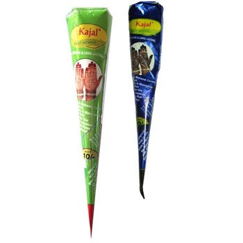 Tatuaj temporar Henna Kajal instant, Con Culoarea Negru, Maro, 25g, 2 bucati/set Tatuaj temporar Henna Kajal instant, Con Culoarea Negru, Maro, 25g, 2 bucati/set