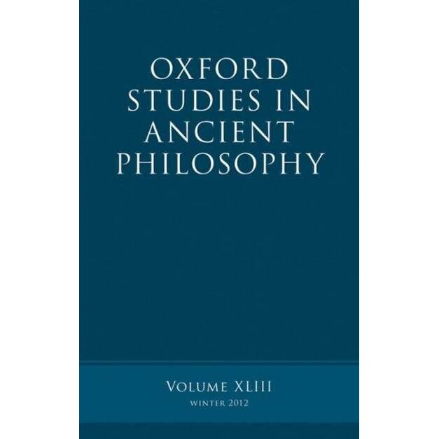 Oxford Studies in Ancient Philosophy, Volume 43 de Brad Inwood