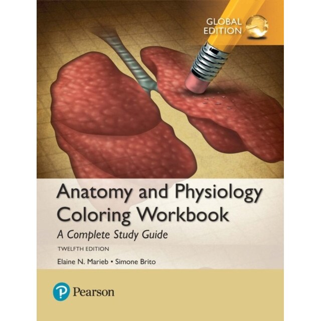 Anatomy and Physiology Coloring Workbook: A Complete Study Guide, Global Edition de Elaine N. Marieb