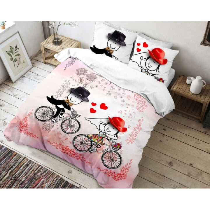 Kétszemélyes ágynemű garnitúra Hummy, Club Cotton, 100% renforcé pamut