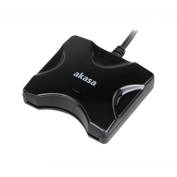 Cititor inteligent de carduri , Akasa , Extreme USB Electronic ID , negru